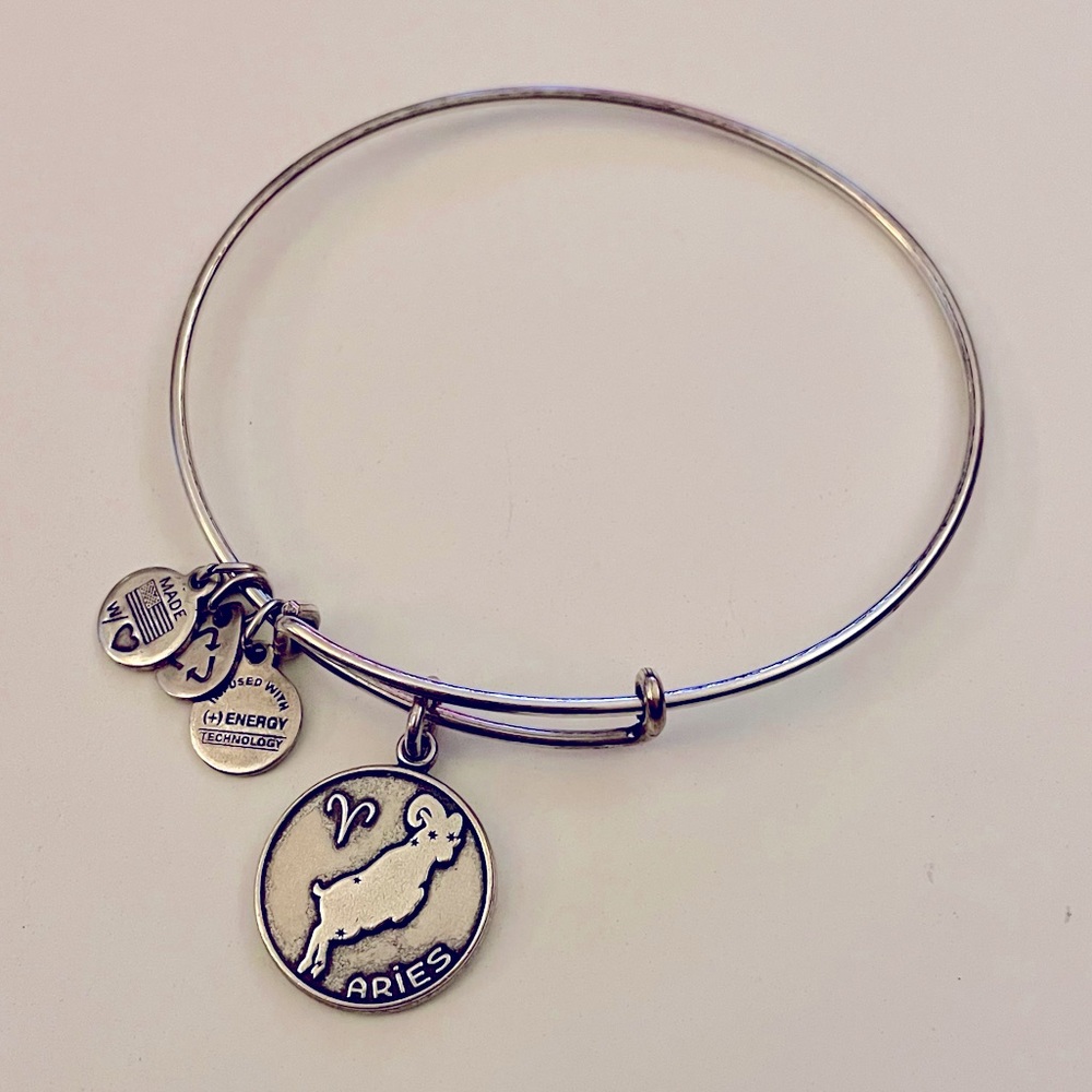 Alex and Ani Aries Charm Bracelet
